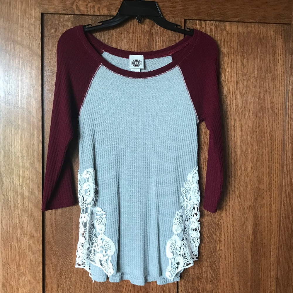 Rod’s Top with Crochet Detail